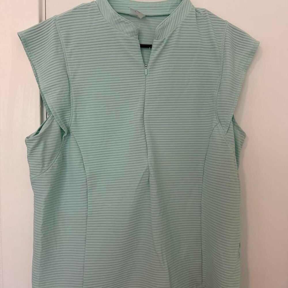 Calia Women's Green and Blue Top